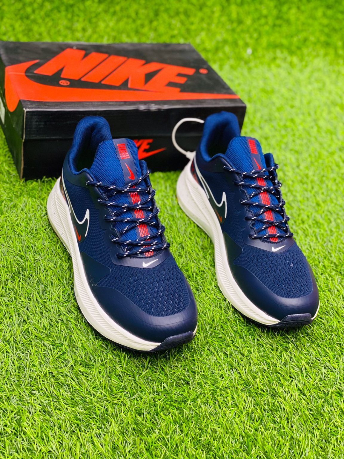 mens nike zoom blue